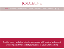 Tablet Screenshot of joulelife.com